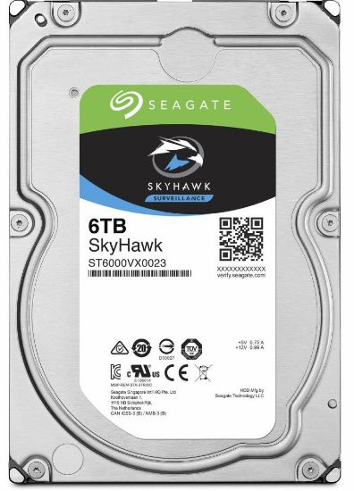  Зображення Жорсткий диск Seagate  6TB 3.5" 5400 256MB SATA SkyHawk 