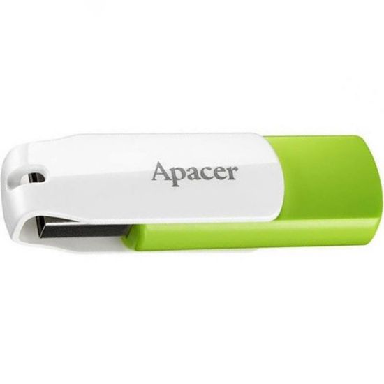  Зображення флеш-драйв APACER AH335 16GB Зелений/Білий 