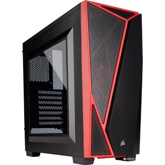  Зображення Корпус Corsair Carbide SPEC-04 Windowed Black/Red (CC-9011107-WW) без БЖ 