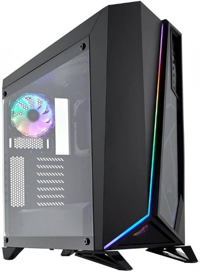  Зображення Corsair Carbide Series SPEC-OMEGA RGB Mid-Tower Tempered Glass Gaming Case, Black, EAN:0843591065412 