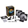  Зображення Corsair LL Series, LL120 RGB, 120mm Dual Light Loop RGB LED PWM Fan, 3 Fan Pack with Lighting Node PRO, EAN:0843591032438 