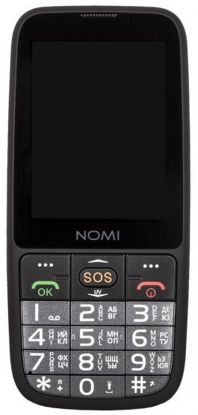  Зображення Мобiльний телефон Nomi i281+ Dual Sim Black 