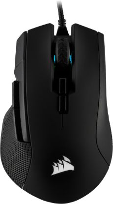  Зображення Corsair IRONCLAW RGB, FPS/MOBA Gaming Mouse, Black, Backlit RGB LED, 18000 DPI, Optical (EU Version), EAN:0843591061933 