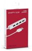  Зображення Концентратор Speedlink SNAPPY SLIM USB Hub, 4-Port, USB 2.0, Passive, White (SL-140000-WE) 