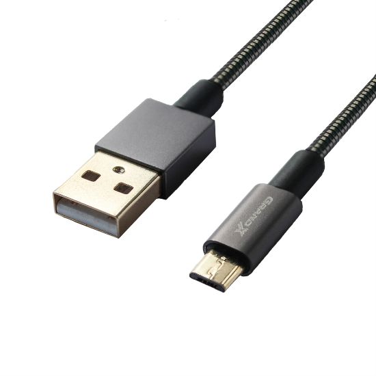  Зображення Дата кабель USB 2.0 AM to Micro 5P 1.0m Grand-X (MM-01) 