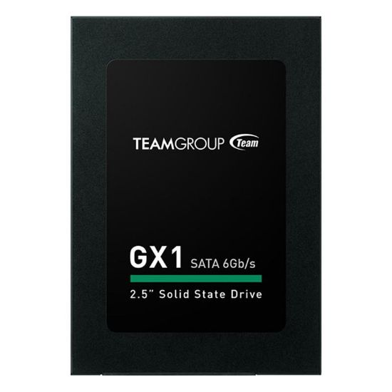  Зображення Твердотільний диск TEAM GROUP GX1 480GB SSD  2.5'' 7mm  SATA 6Gb/s  Read/Write: 530 / 430 MB/s 