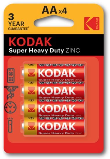  Зображення Батарейка KODAK EXTRA HEAVY DUTY R 6 1x4 шт. blister 