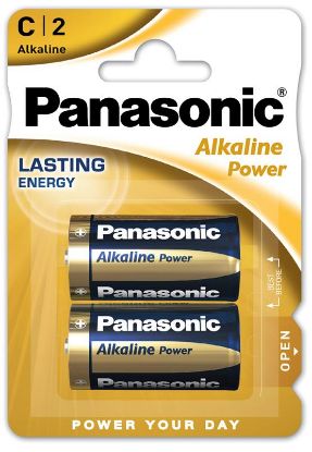  Зображення Батарейка Panasonic Alkaline Power Lasting C/LR14 BL 2 шт 