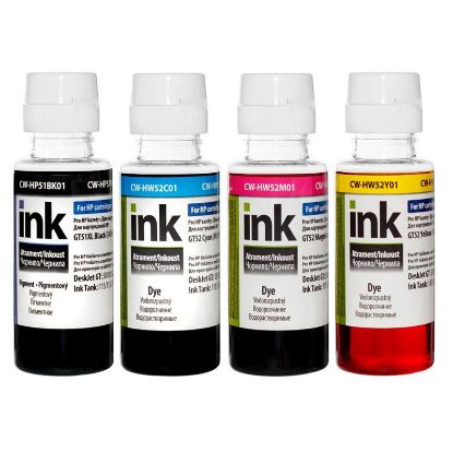  Зображення Чорнило HP Ink Tank 115/315/415 (4х100мл) BK/С/M/Y  Комплект  (CW-HP51/HW52SET01)  *ColorWay) 