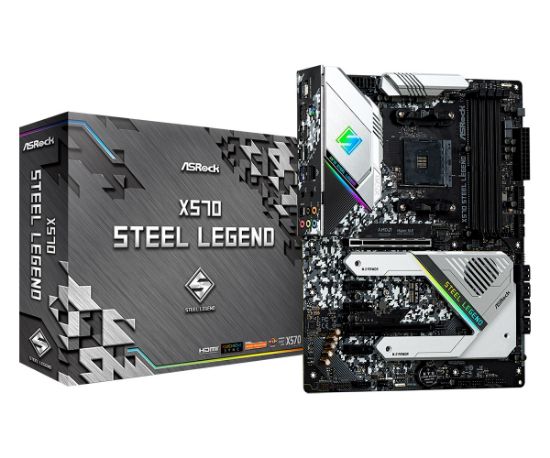  Зображення Материнська плата ASRock X570 STEEL LEGEND 