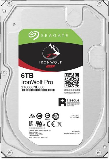  Зображення Жорсткий диск 3.5"   6TB Seagate IronWolf Pro   7200rpm, SATA 3, 256MB (ST6000NE000)) 