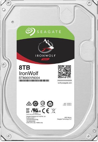  Зображення Жорсткий диск Seagate  8TB 3.5" 7200 256MB SATA IronWolf 