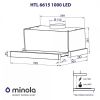 Зображення Витяжка Minola HTL 6615 IV 1000 LED 