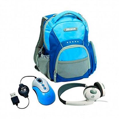  Зображення Рюкзак для ноутбука Targus PC Accessory Bundle Blue/Grey (BUS0183) 10" + мишка, навушники 