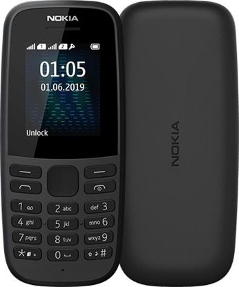  Зображення Мобільний телефон Nokia 105 2019 Dual Sim Black 