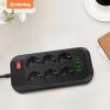  Зображення Фильтр СolorWay 6 розеток/4USB Black 2M 