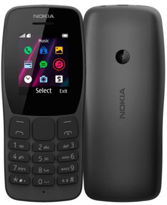  Зображення Мобільний телефон Nokia 110 2019 Dual Sim Black 