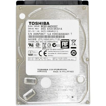  Зображення Жорсткий диск для ноутбука 2.5" 320GB Toshiba (MQ01AAD032C) 