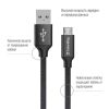  Зображення Кабель 2m USB 2.0 (AM/Micro) USB ColorWay (CW-CBUM009-BK) Black 