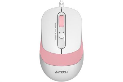  Зображення Мишка A4-Tech Fstyler FM10 White/Pink 