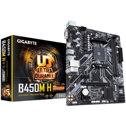  Зображення Материнська плата Gigabyte B450M H Socket AM4 