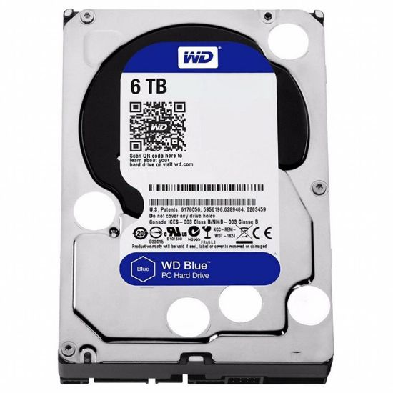  Зображення Жорсткий диск 3.5"   6TB Western Digital Blue   SATA 3, 256MB, 5400rpm   (WD60EZAZ)) 