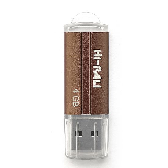  Зображення Флеш-накопичувач USB 4GB Hi-Rali Corsair Series Bronze (HI-4GBCORBR) 