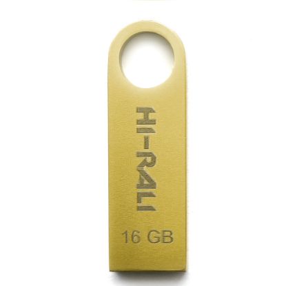  Зображення Флеш-накопичувач USB 16GB Hi-Rali Shuttle Series Gold (HI-16GBSHGD) 