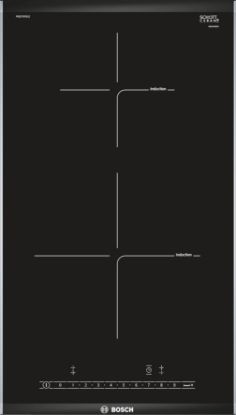  Зображення Варильна поверхня Bosch індукційна, 30см, Доміно, чорний 