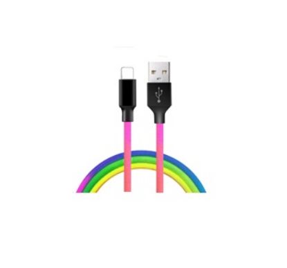  Зображення Кабель 1m USB 2.0 AM/Type-C Colorway (CW-CBUC018-MC) multicolor 