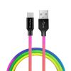  Зображення Кабель 1m USB 2.0 (AM/Micro USB) ColorWay (CW-CBUM017-MC) Multicolor 