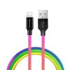  Зображення Кабель 1m USB 2.0 / Lightning Colorway (CW-CBUL016-MC) (multicolor) 2.4А 