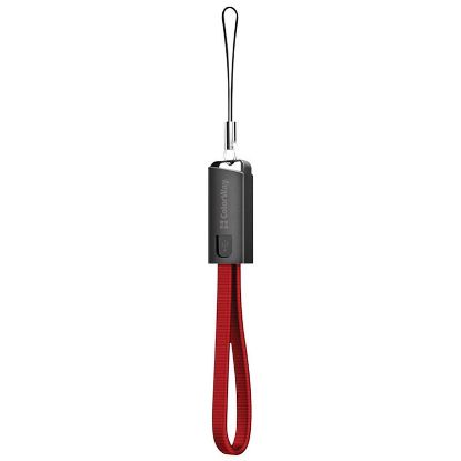  Зображення Кабель 0.22m USB 2.0 / Lightning Colorway (CW-CBUL021-RD) Red, брелок 