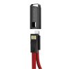  Зображення Кабель 0.22m USB 2.0 / Lightning Colorway (CW-CBUL021-RD) Red, брелок 