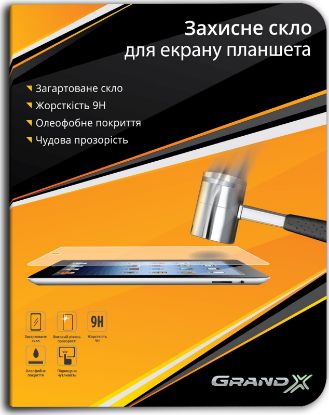  Зображення Скло захисне Grand-X for tablet Lenovo Tab 3 730X/730F (GXLT3730) 