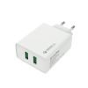  Зображення Зарядное устройство ColorWay 2USB Quick Charge 3.0 (36W) white (CW-CHS017Q-WT) 