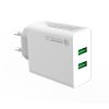  Зображення Зарядное устройство ColorWay 2USB Quick Charge 3.0 (36W) white (CW-CHS017Q-WT) 