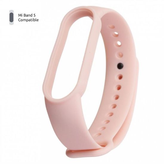  Зображення Ремінець до фітнес браслета Armorstandart для Xiaomi Mi Band 5 Pink Sand (ARM56996) 