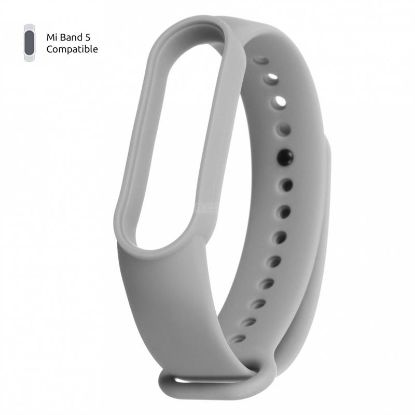  Зображення Ремінець до фітнес браслета Armorstandart для Xiaomi Mi Band 5 Light Grey (ARM57006) 