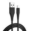  Зображення Кабель 1m USB 2.0 (AM/Micro USB) ColorWay (CW-CBUM025-BK) (PVC) 2.4A Black 