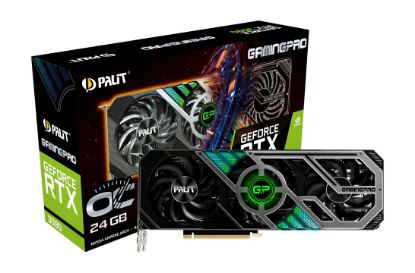  Зображення Відеокарта GF RTX 3090 24GB GDDR6X GamingPro OC Palit (NED3090S19SB-132BA) 