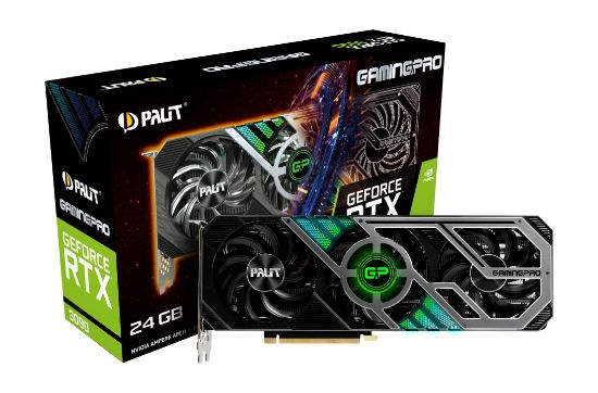  Зображення Відеокарта GF RTX 3090 24GB GDDR6X GamingPro Palit (NED3090019SB-132BA) 