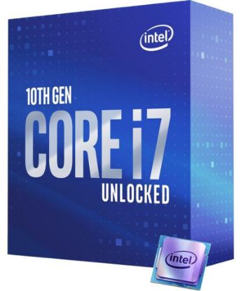  Зображення Процесор Intel s1200 Core i7-10700KF 8-Core 3.8-5.1GHz/16Mb/14nm/95W_TDP Comet Lake (BX8070110700KF) no Graphics Box) 