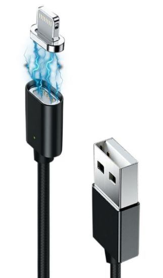  Зображення Дата кабель USB 2.0 AM to Lightning Magnet Grand-X (MG-01L) 