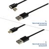  Зображення Кабель Grand-X USB-microUSB, магнітний, 1м, Black (MG-01M) 