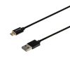  Зображення Кабель Grand-X USB-microUSB, магнітний, 1м, Black (MG-01M) 