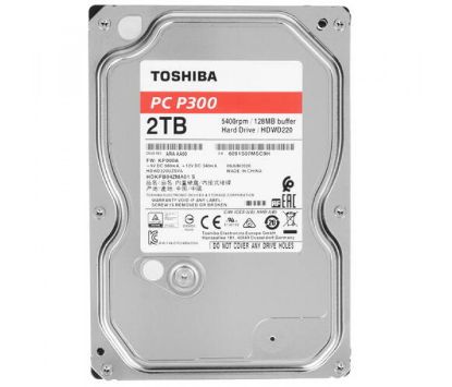  Зображення Жорсткий диск Toshiba 2TB 3.5" 5400 128MB SATA P300 