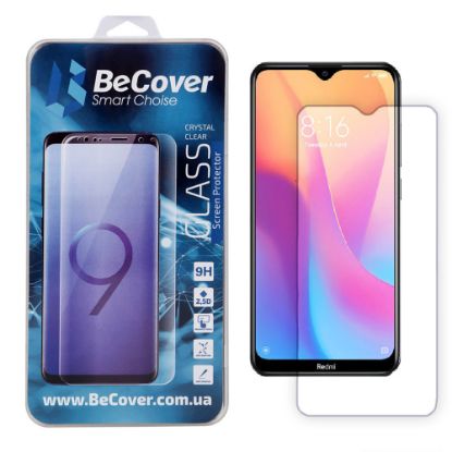  Зображення Скло захисне BeCover Xiaomi Redmi 8A Crystal Clear Glass (704161) 