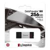  Зображення Накопичувач Type-C Flash drive  256GB Kingston DataTraveler 80 (USB3.2)) 