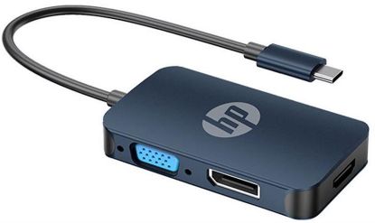  Зображення Перехідник HP USB Type-C - DisplayPort+HDMI+VGA (M/F), Black (DHC-CT200) 